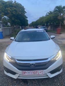 2017 Honda Civic TOURING for sale in Accra-In color White.