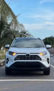2021 Toyota Rav 4, white colour front view