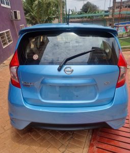 Nissan Versa SR in color blue back view